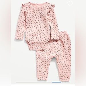 NEW 2 pc Old Navy Floral Thermal Set